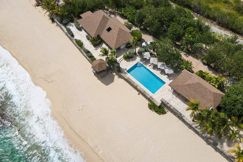 Rmoceanfrontrentals St Martin Blue Beach 4 Bedroom Villa
