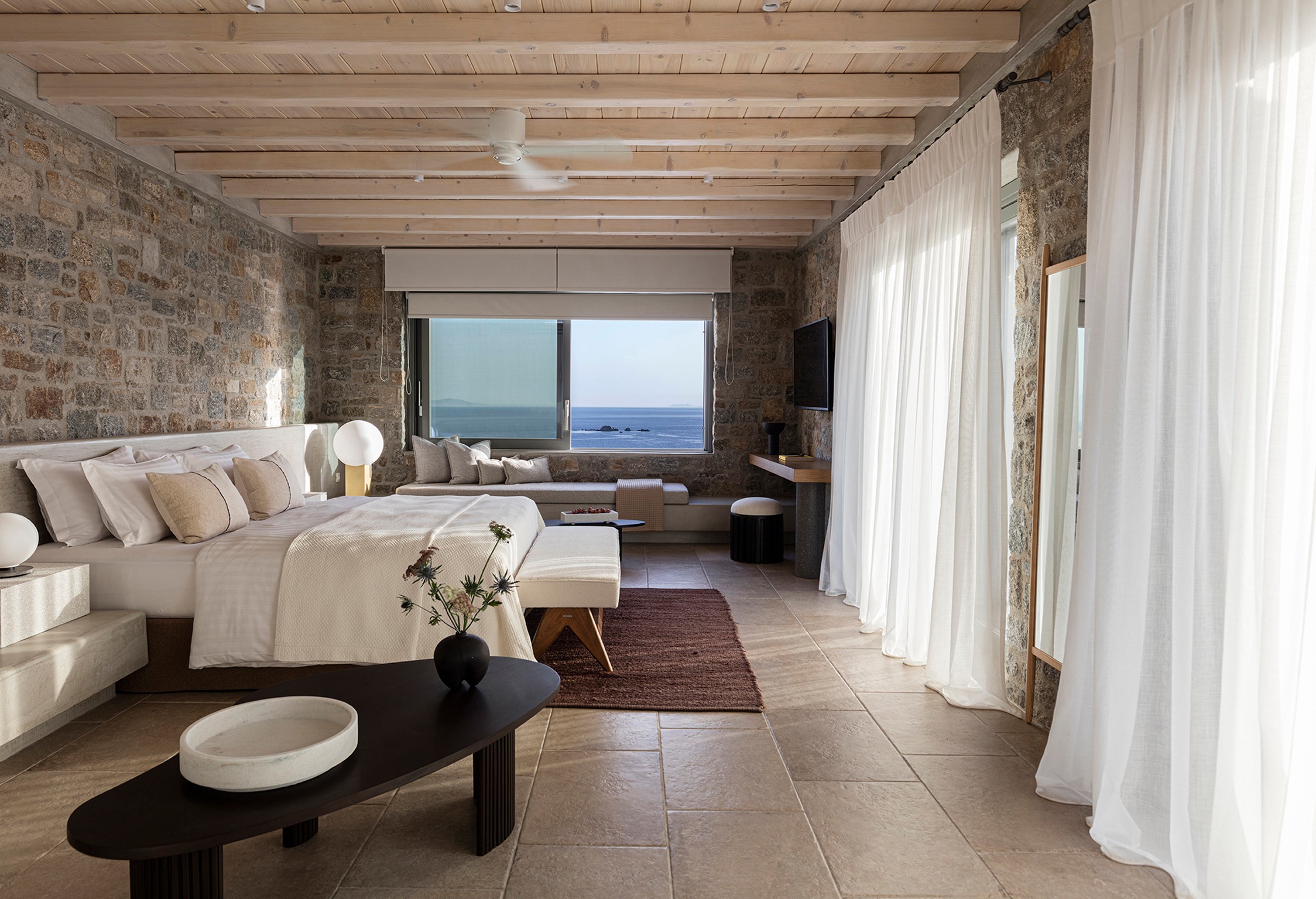 Rmoceanfrontrentals Greekvilla Mykonos Villa Azeus