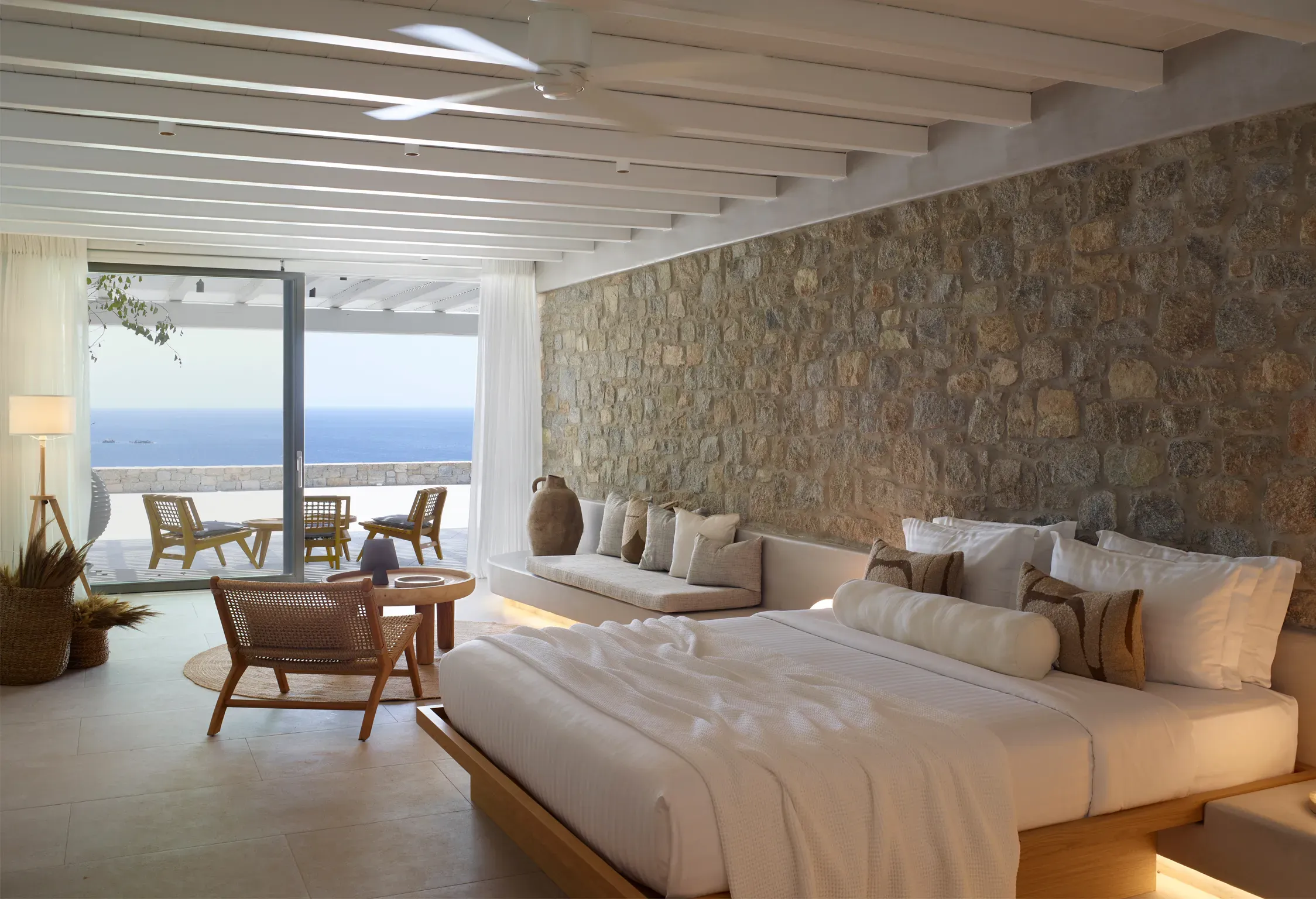 Rmoceanfrontrentals Greekvilla Mykonos Villa Azeus