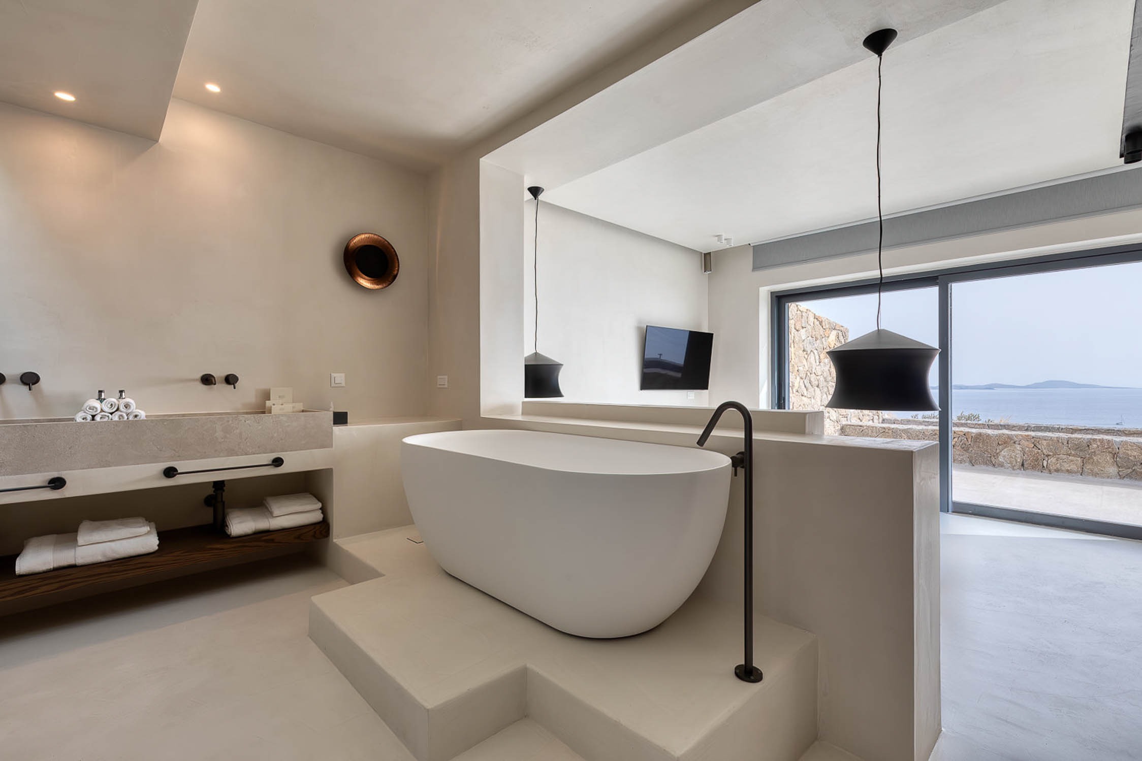 Rmoceanfrontrentals Greekvilla Mykonos Villa Kinsley Retreat