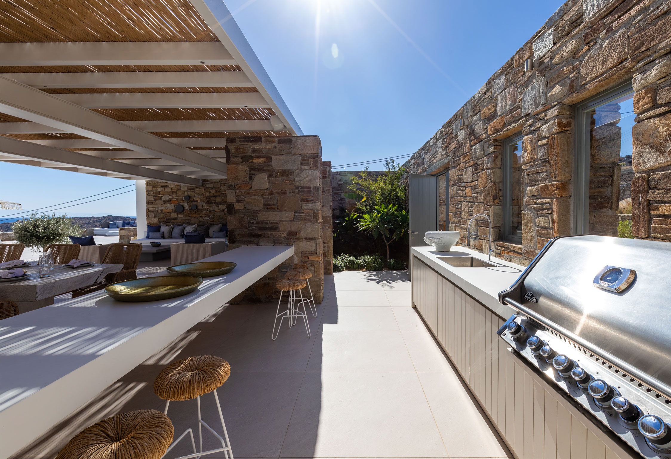 Rmoceanfrontrentals Greekvilla Mykonos Villa Miracle