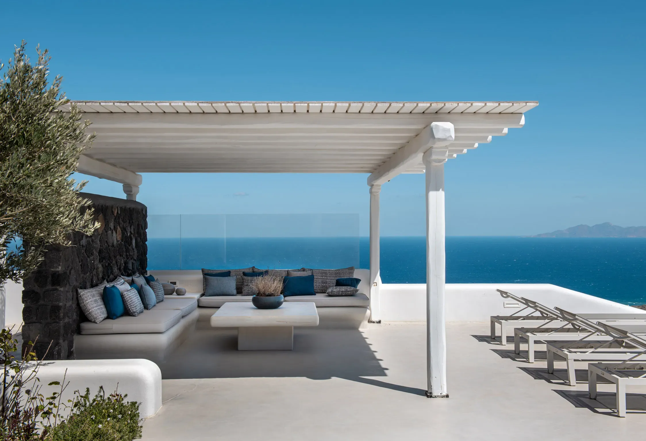Rmoceanfrontrentals Greekvilla Santorini Villa Santa Rina