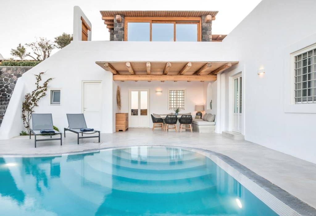 Rmoceanfrontrentals Greekvilla Santorini Villa Santa Rina