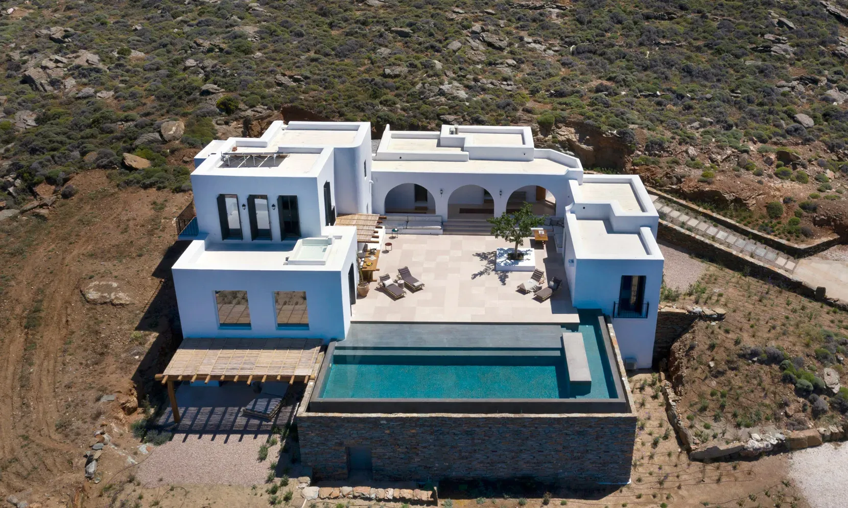 Rmoceanfrontrentals Greekvilla Tinos Villa Mandel